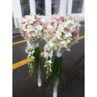 Lumanari nunta mix de orhidee