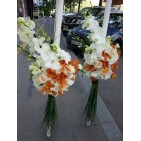 Lumanari nunta Phalaenopsis si Hortensie